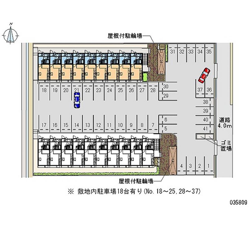 レオパレスＥａｓｔＣｒｅｅｋⅡ 共用部分