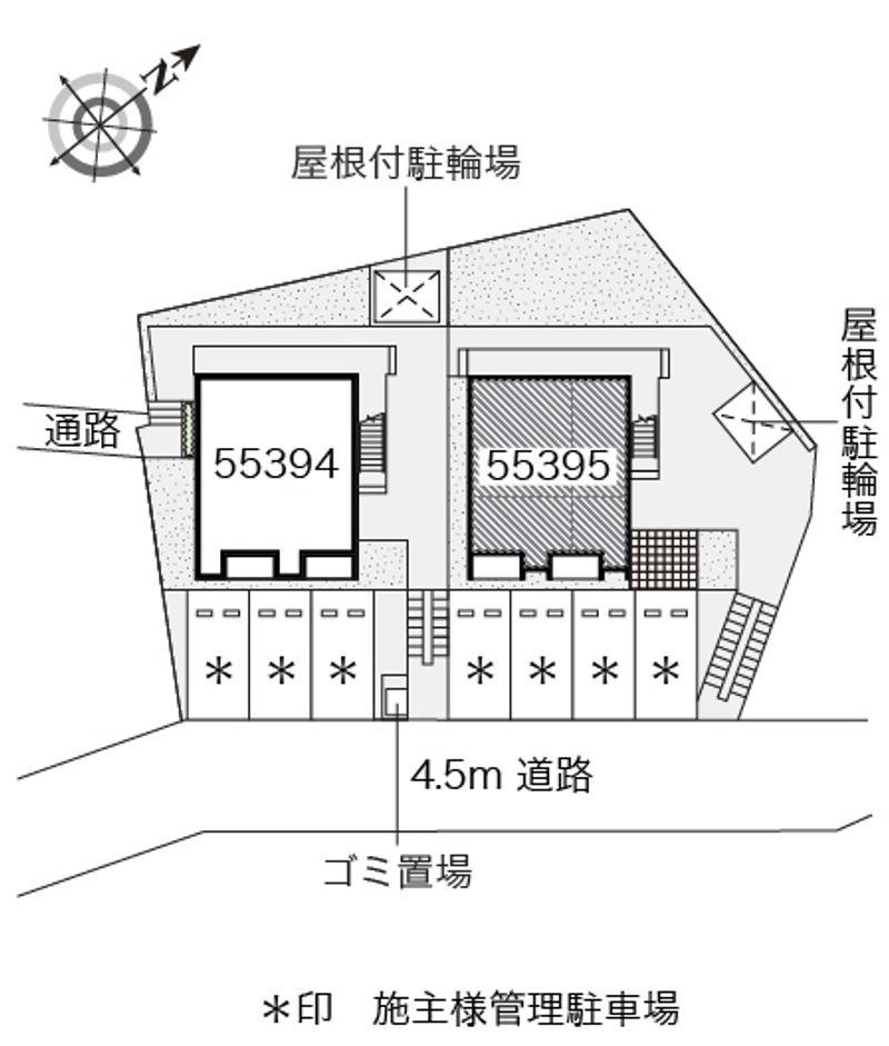 レオネクストグレイス紫蘭Ⅱ 配置図