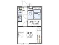 レオパレス大淀中浪華 間取り図