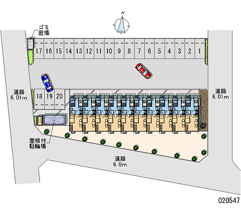 20547 bãi đậu xe hàng tháng