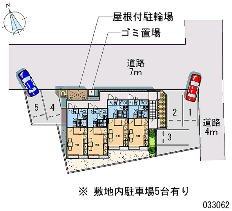 レオパレスヴィラ０７ 月極駐車場