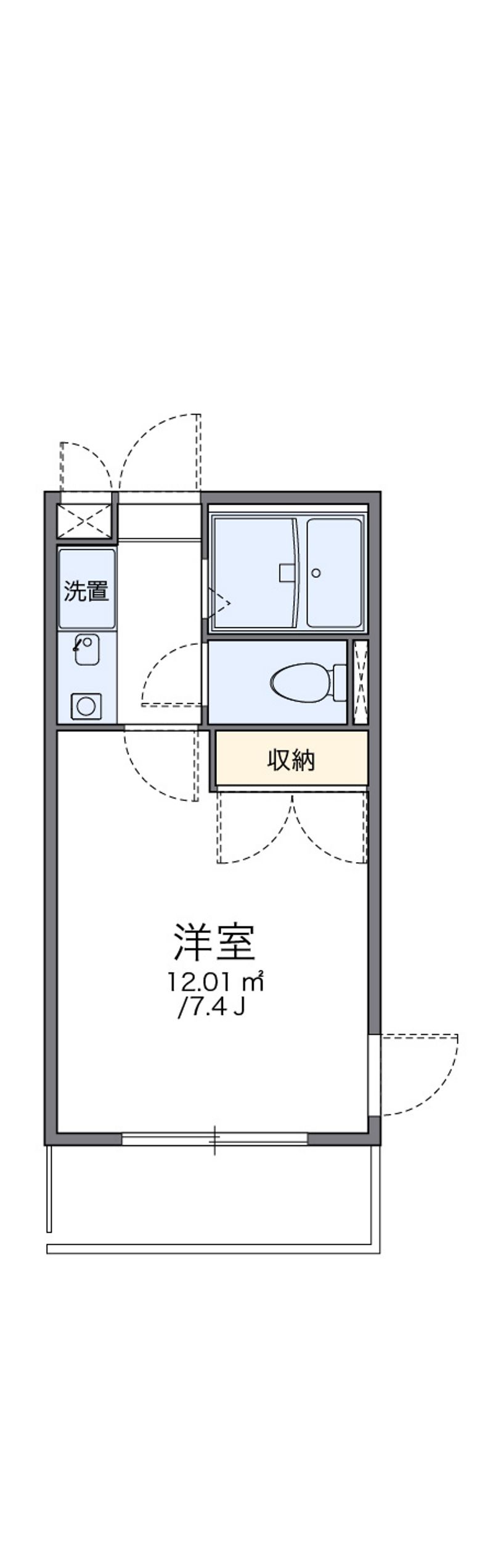 レオパレス永井Ⅱ 間取図