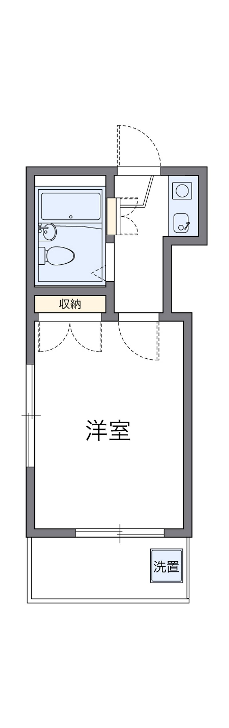 leopalace Asaka Dai1 Floor plan