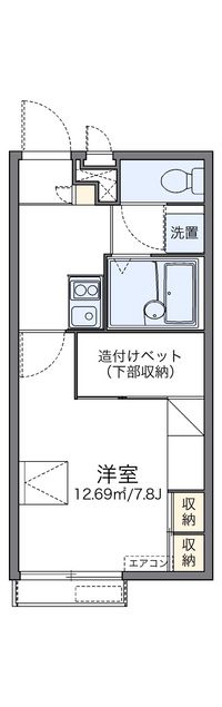 レオパレスエステシティⅡ 間取り図