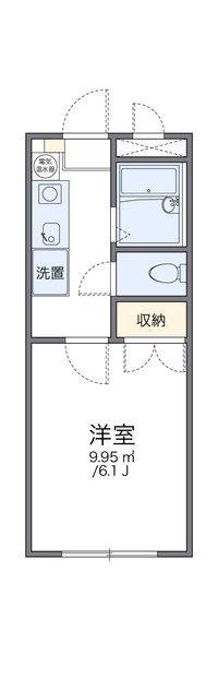 レオパレス川手町Ａ 間取り図
