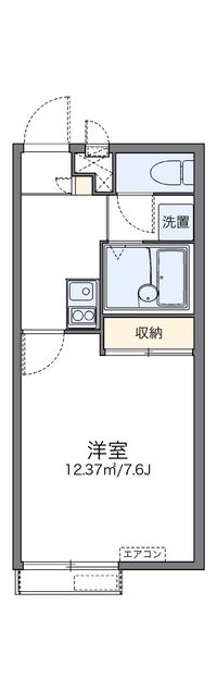 レオパレスグランヴィア東草津Ⅲ 間取り図