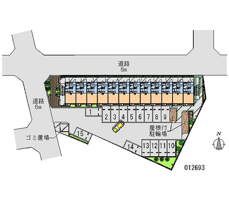 12693 Monthly parking lot