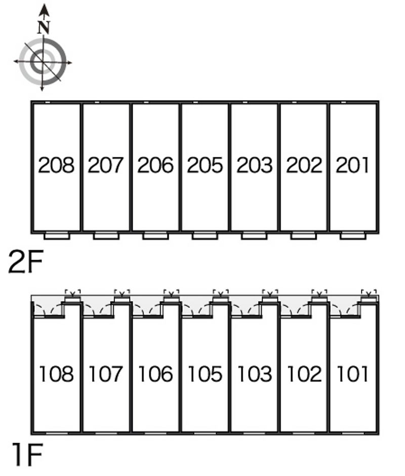 レオネクストＪ　Ⅱ 間取配置図