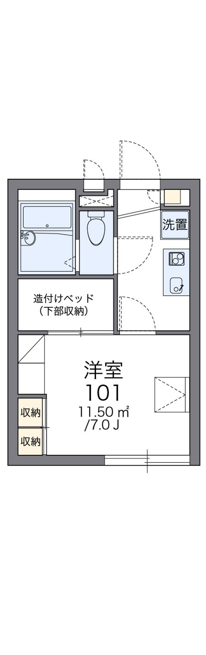 レオパレスコスモ 間取図