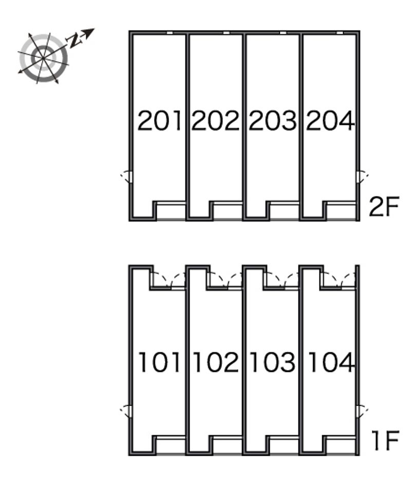 レオネクストさくらＡ 間取配置図