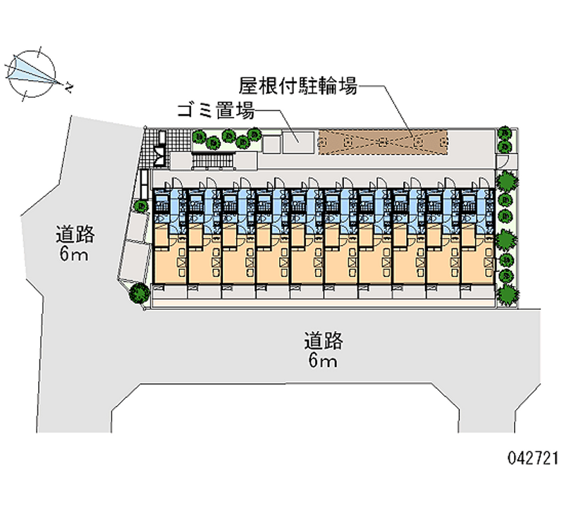 レオパレス南部 区画図