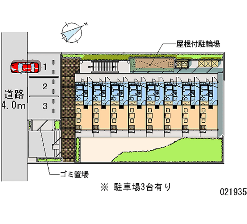 レオパレスヴィラ上峰 月極駐車場