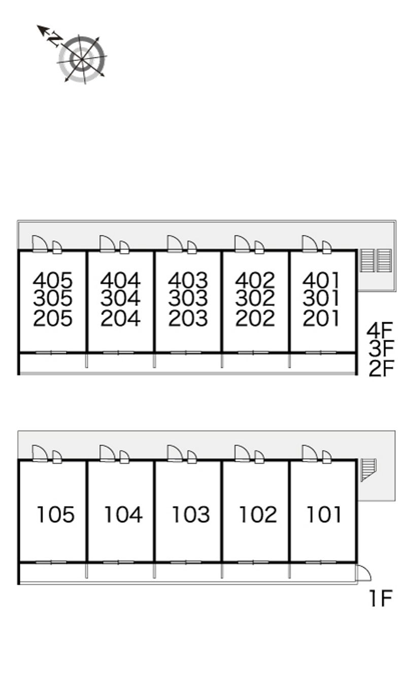 レオパレスマイム 間取り配置図
