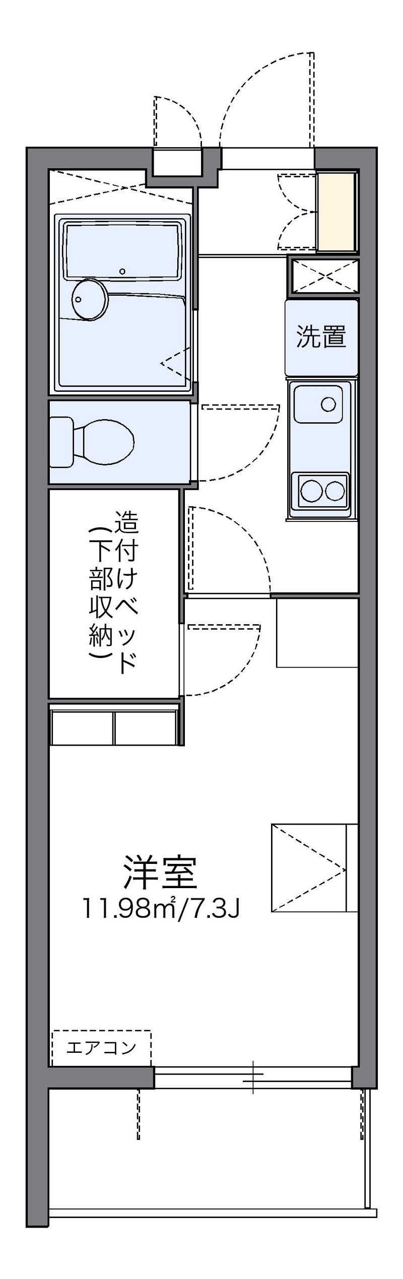 レオパレスエスポワールＫ＆Ｙ 間取図