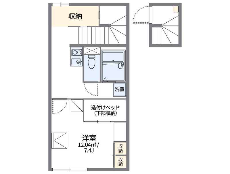 レオパレス三石 間取図