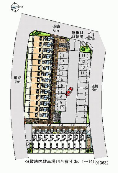 13632月租停車場