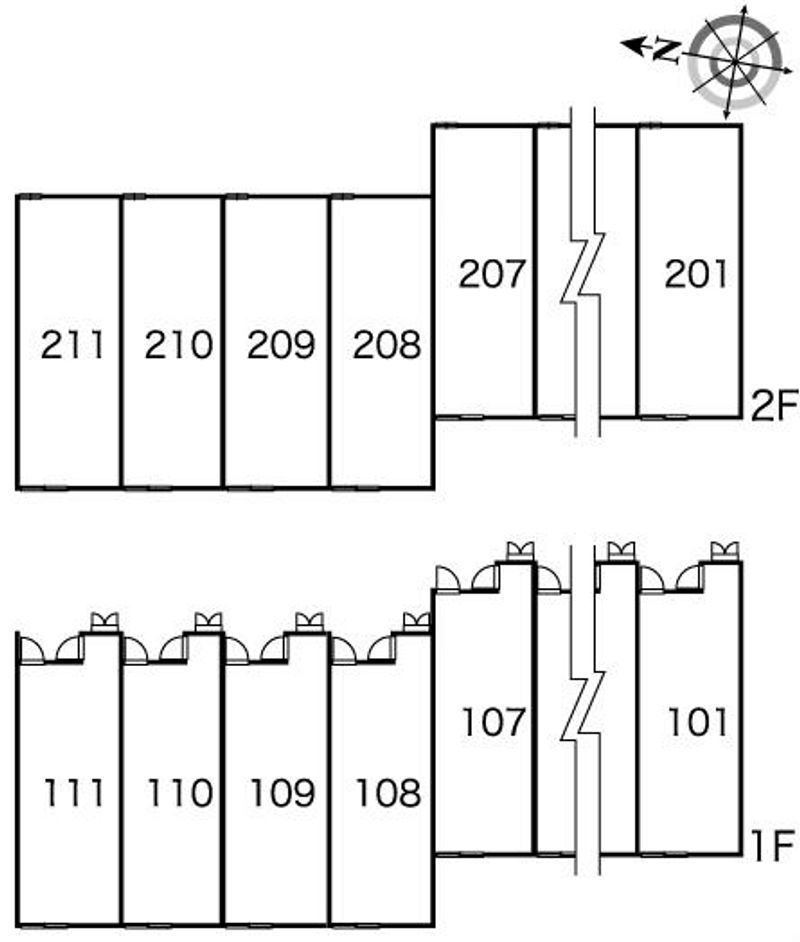 レオパレスＭＹツール 間取配置図
