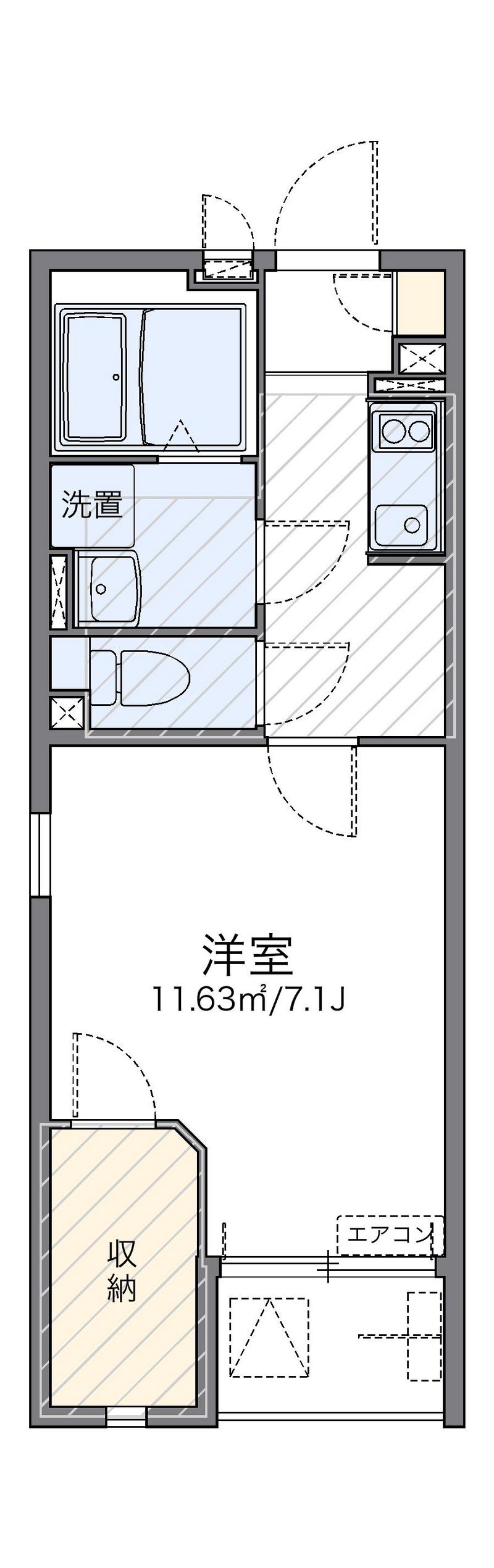 LEONEXT Hikariso Floor plan
