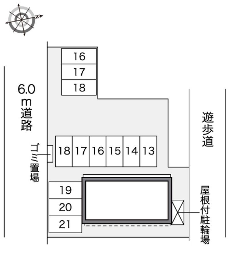 レオネクストＨＡＪＩＭＥ　Ⅱ 配置図