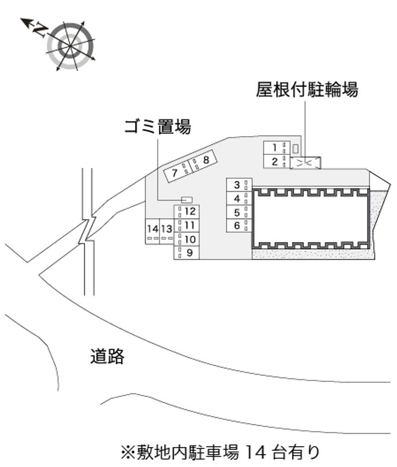 レオネクスト面影 配置図