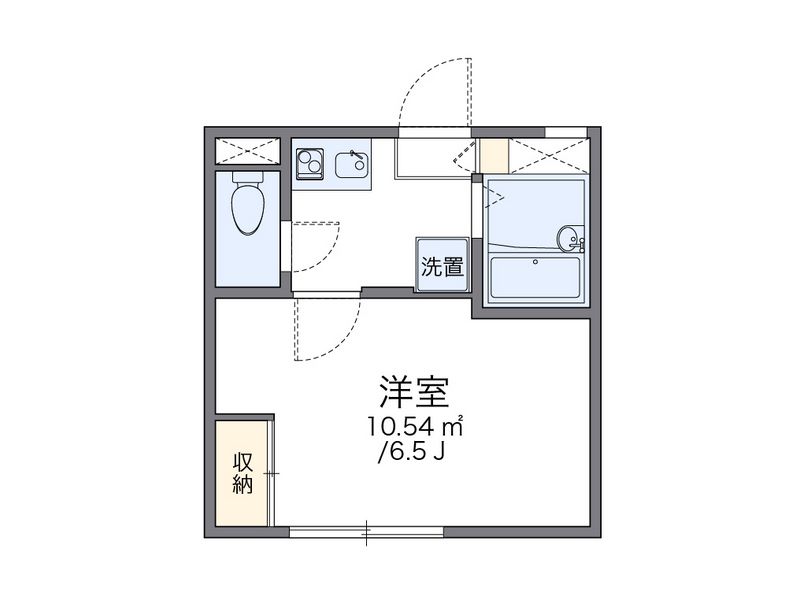 レオパレス境之谷 間取り