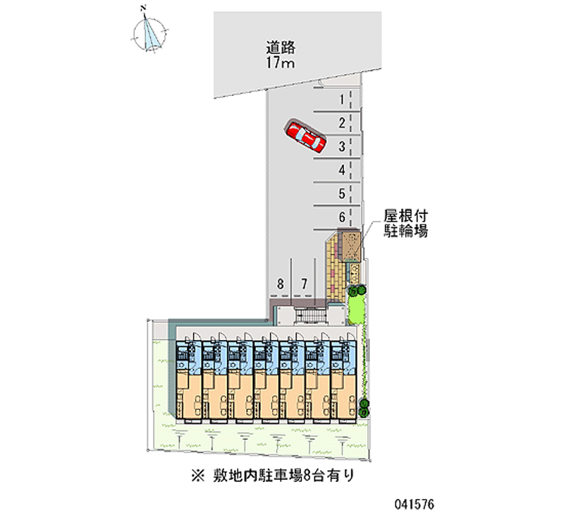 41576 Monthly parking lot