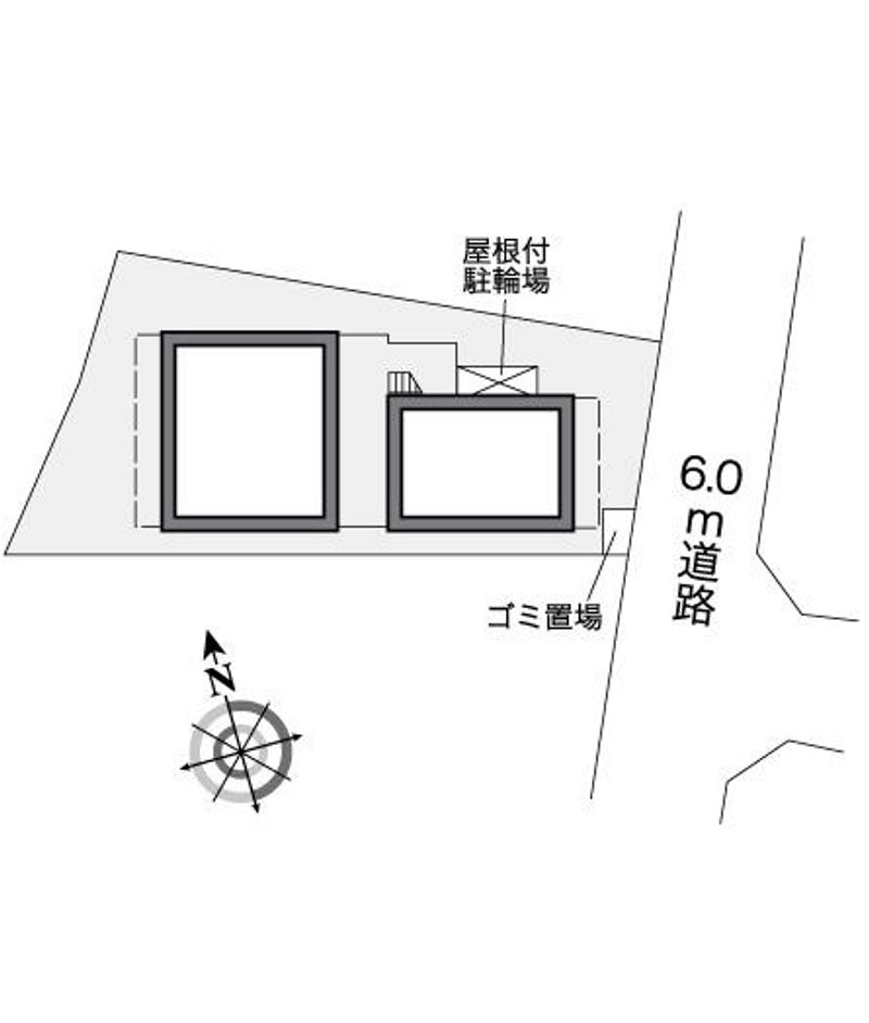 レオパレスエアポートビュー 配置図