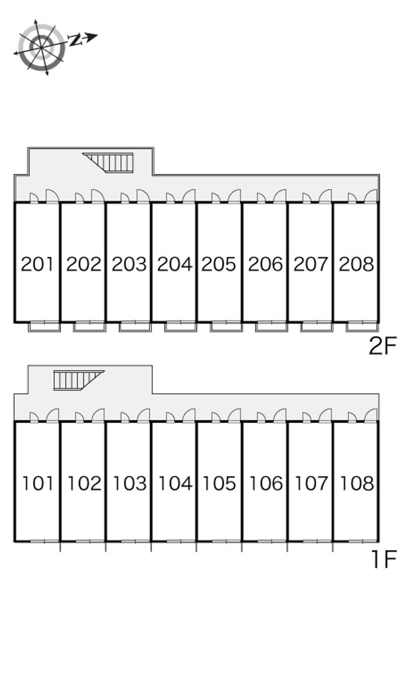 レオパレスブラッサム鎌倉 間取配置図