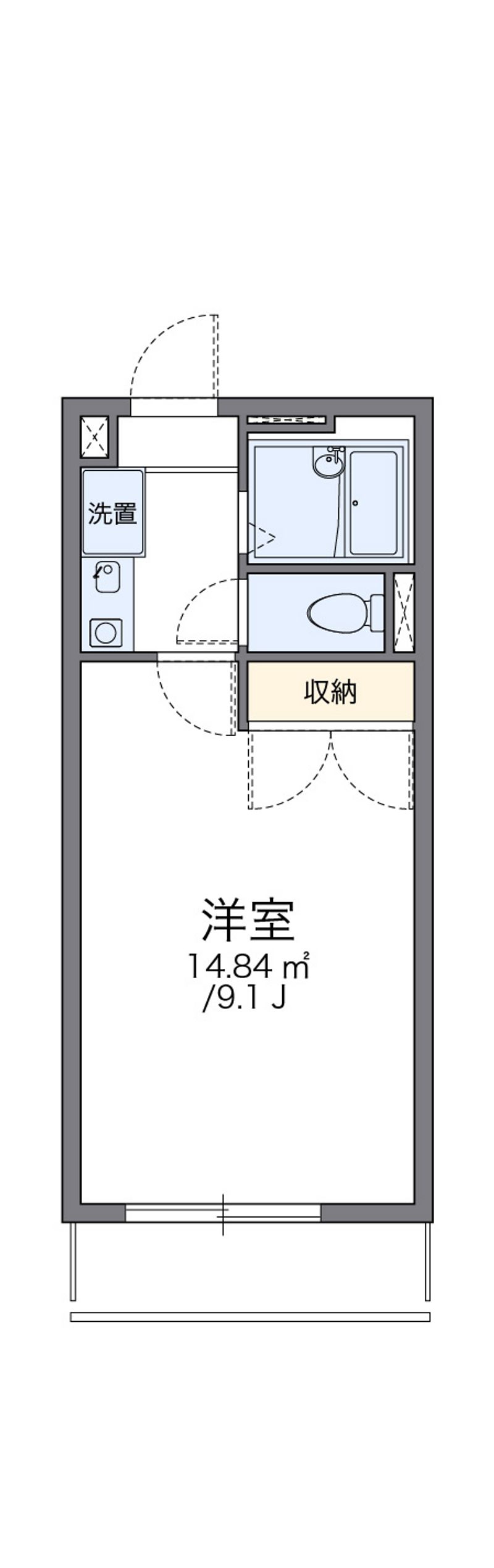 レオパレスアンフィニ 間取図