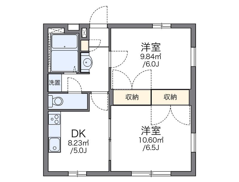 レオパレス翔 間取図
