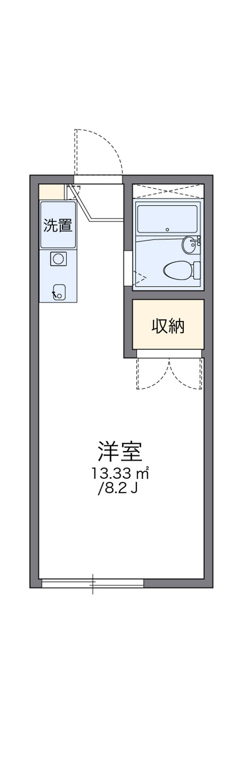レオパレス社台 間取図
