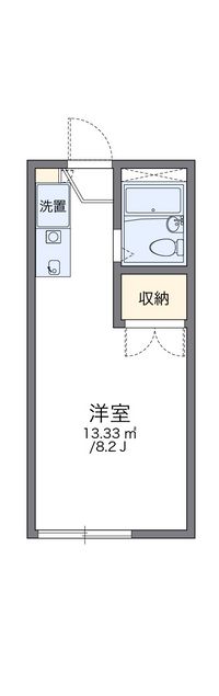 レオパレス社台 間取り図