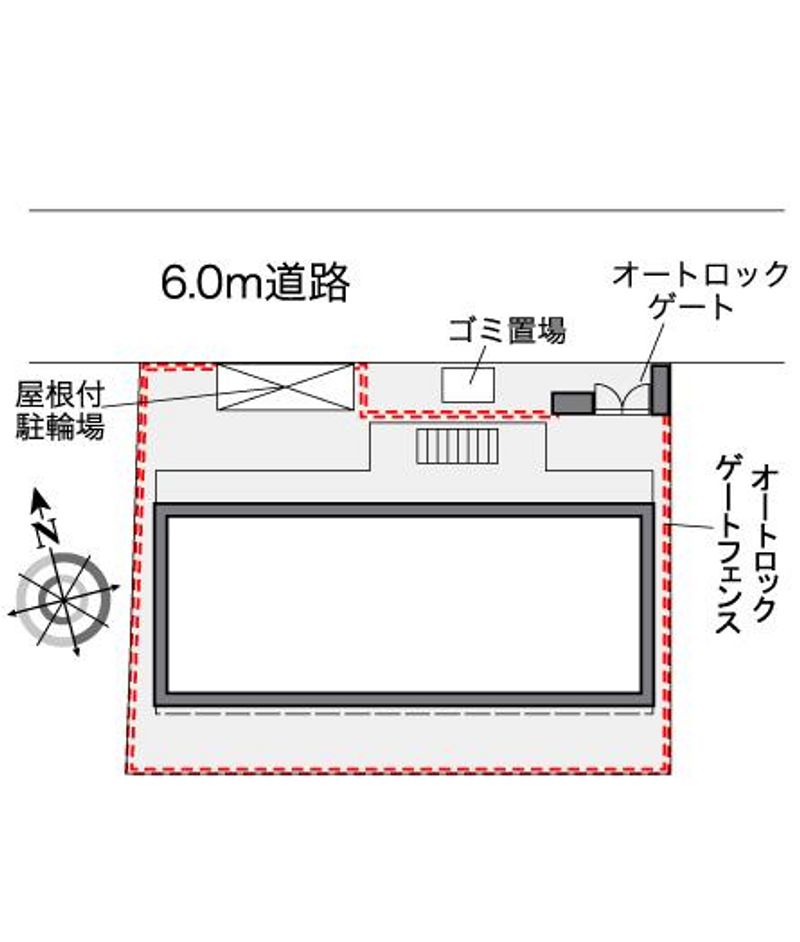 レオパレスルーナ 配置図