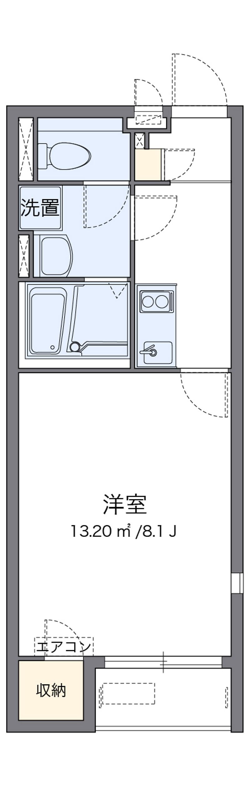 レオネクストＣａｓｔｌｅ 間取図