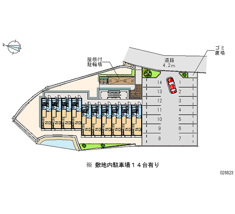 26623月租停車場