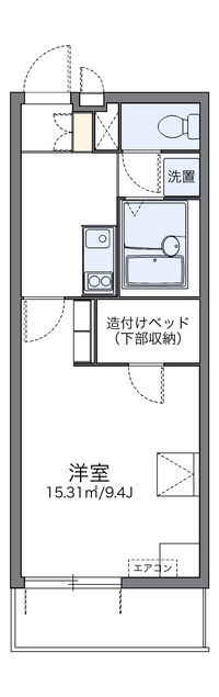 レオパレスコスモＭＫ 間取り図