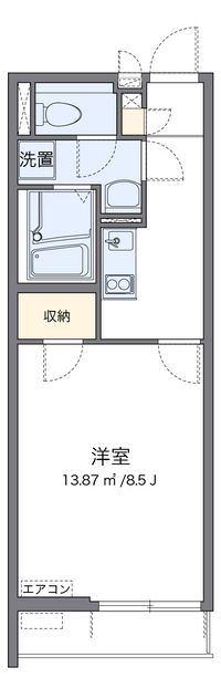 クレイノチガヤ 間取り図