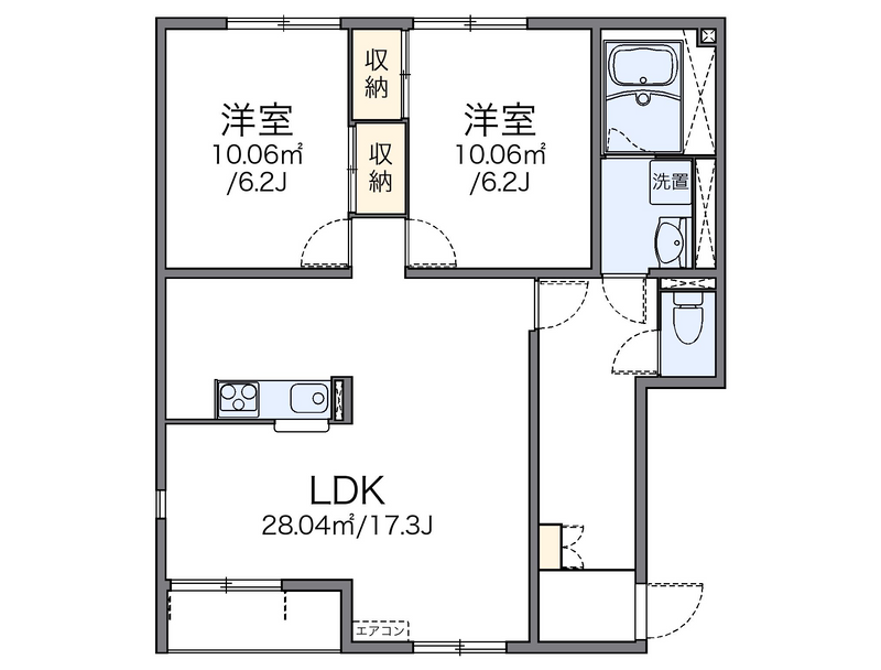 レオネクストキッズⅢ 間取り