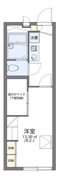 レオパレス葵 間取り図