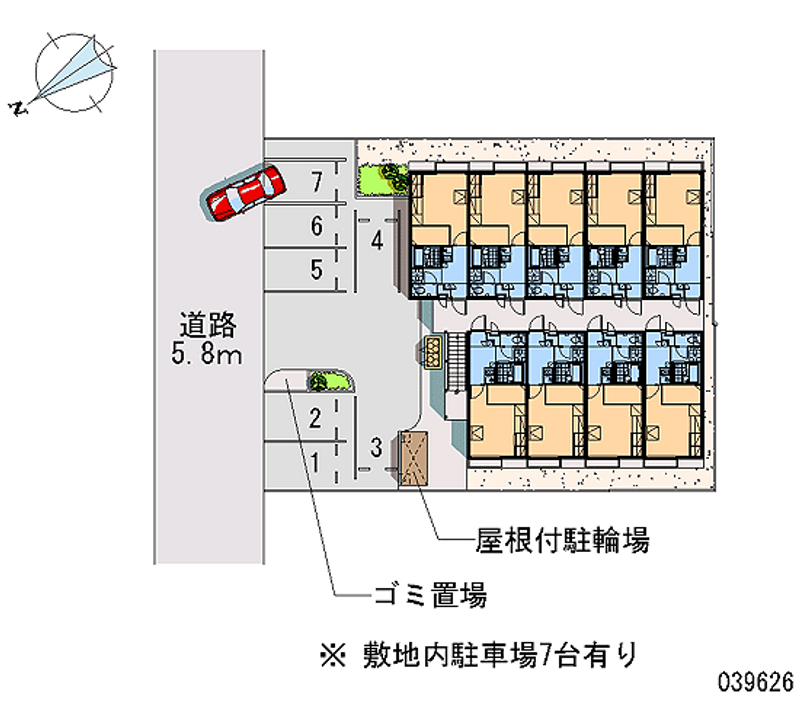 レオパレス新南陽　青柳 月極駐車場