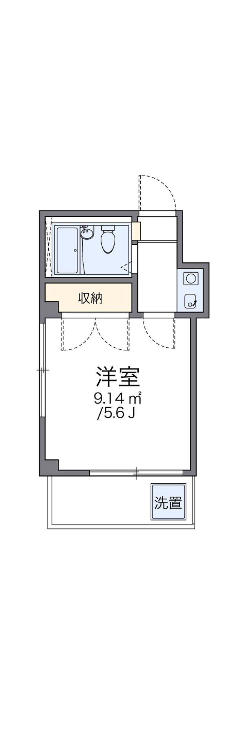 レオパレス春吉 間取図