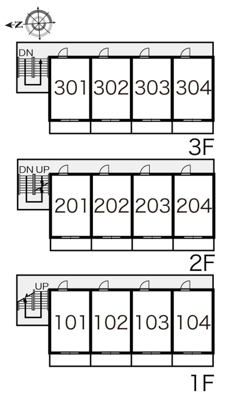 レオパレスｍｅｒｖｅｉｌｌｅ 間取配置図