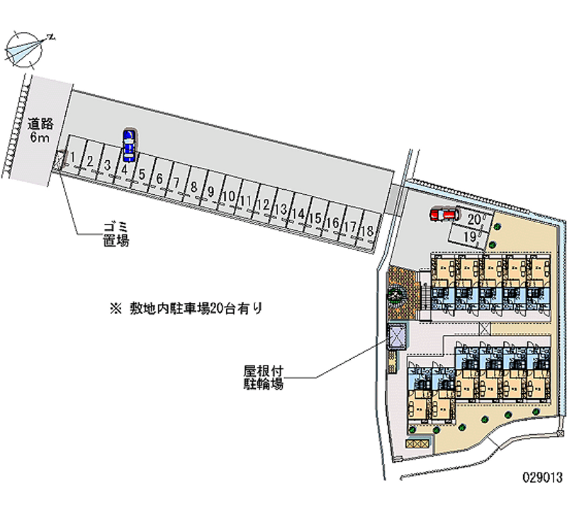 29013 Monthly parking lot