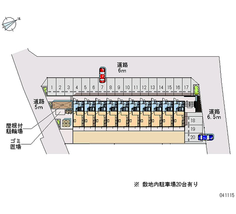 41115 Monthly parking lot