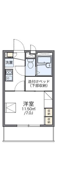 レオパレスおもひで 間取り図