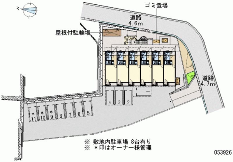 レオネクストＴＯＢＡⅢ 月極駐車場