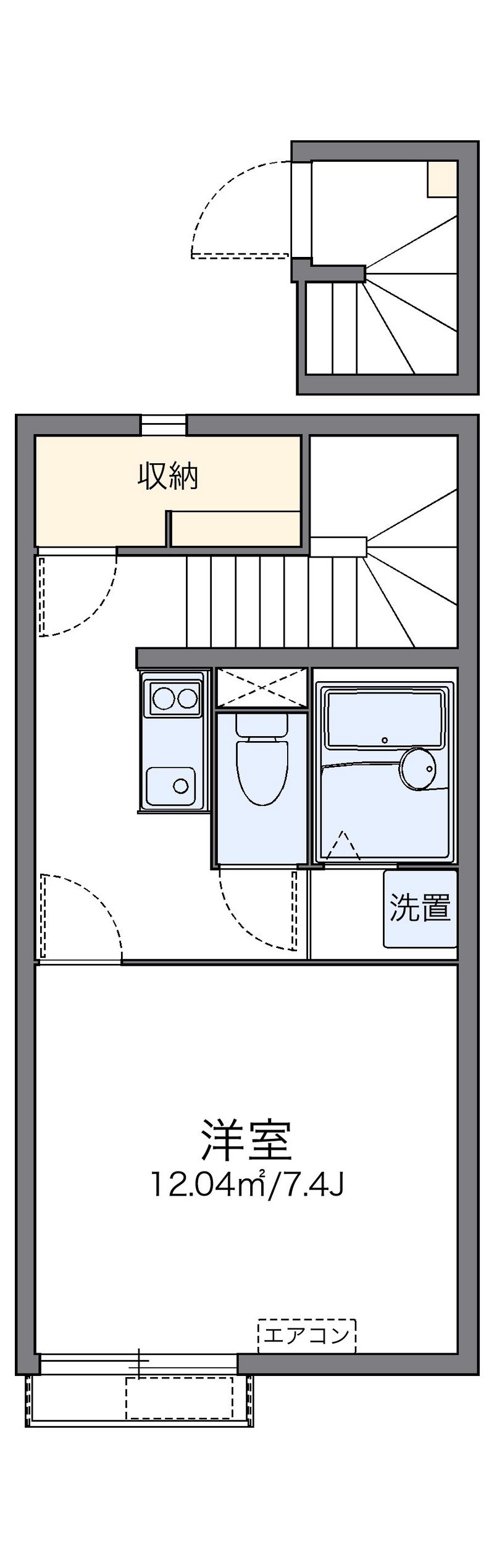 レオネクストアビテ高柳 間取図