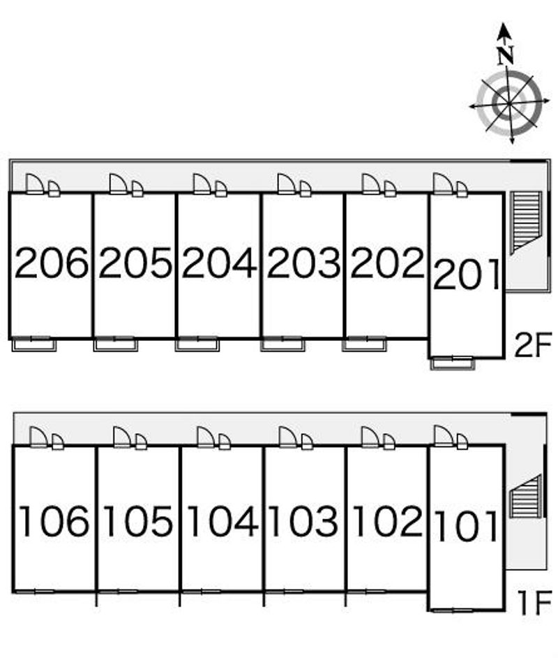 レオパレスＳＡＳＡＫＡ 間取配置図
