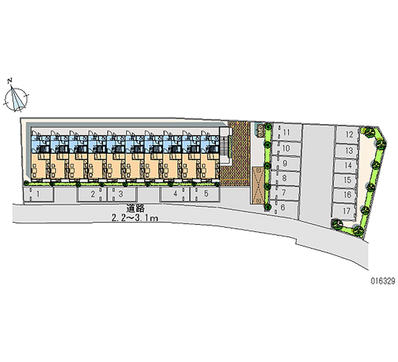 16329 Monthly parking lot