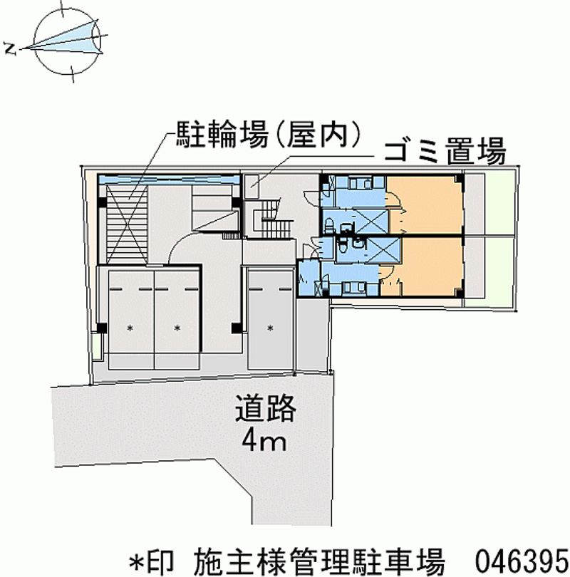レオパレス香行苑１号 区画図